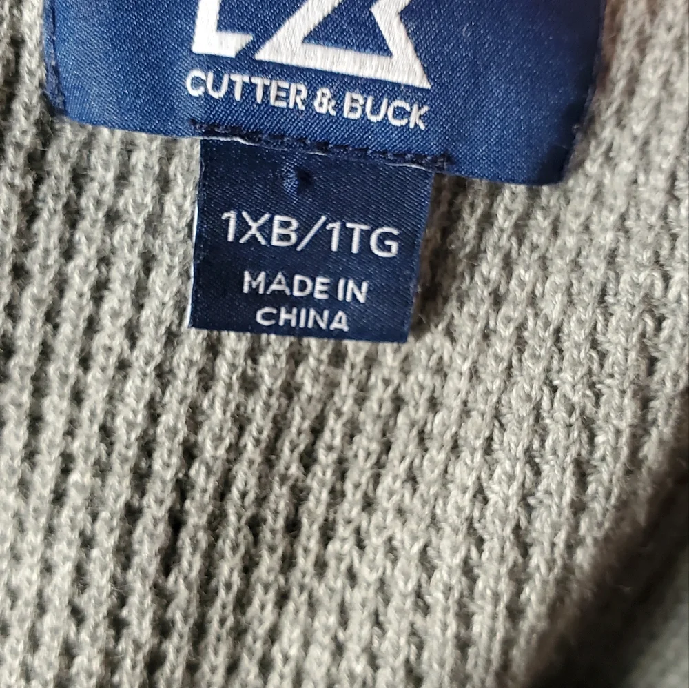 Cutter & Buck Saturday Cotton Blend Mens Crew Neck Sweatshirt size 1XB/ 1TG - Picture 7 of 7